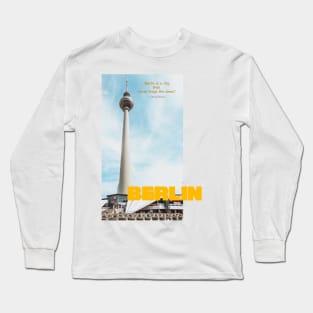 BERLIN STICKER Discover the Vibrant and Iconic City of Berlin Long Sleeve T-Shirt